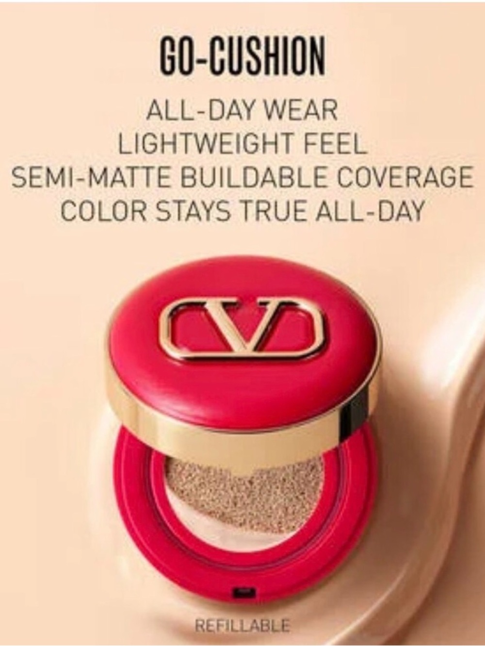 Valentino Go-Cushion Foundation Compact Light Neutral - Picture 3 of 10